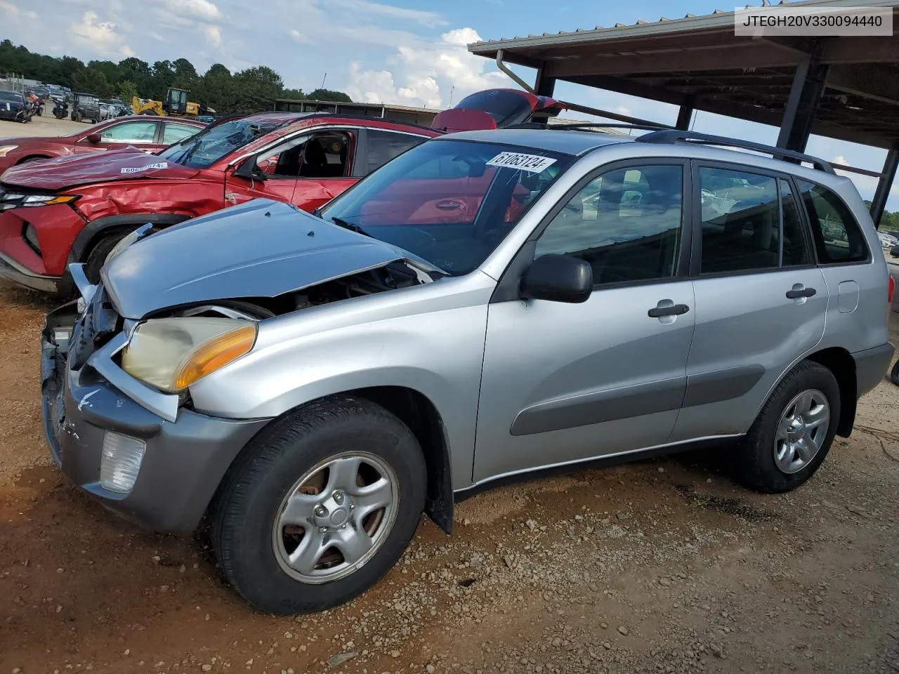 2003 Toyota Rav4 VIN: JTEGH20V330094440 Lot: 61063124