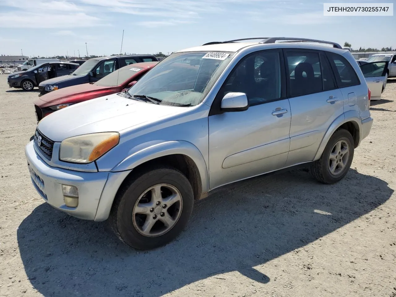 2003 Toyota Rav4 VIN: JTEHH20V730255747 Lot: 63489924