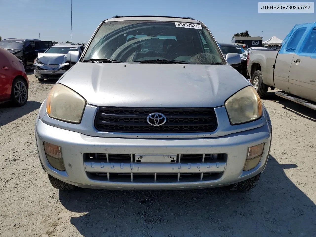 2003 Toyota Rav4 VIN: JTEHH20V730255747 Lot: 63489924