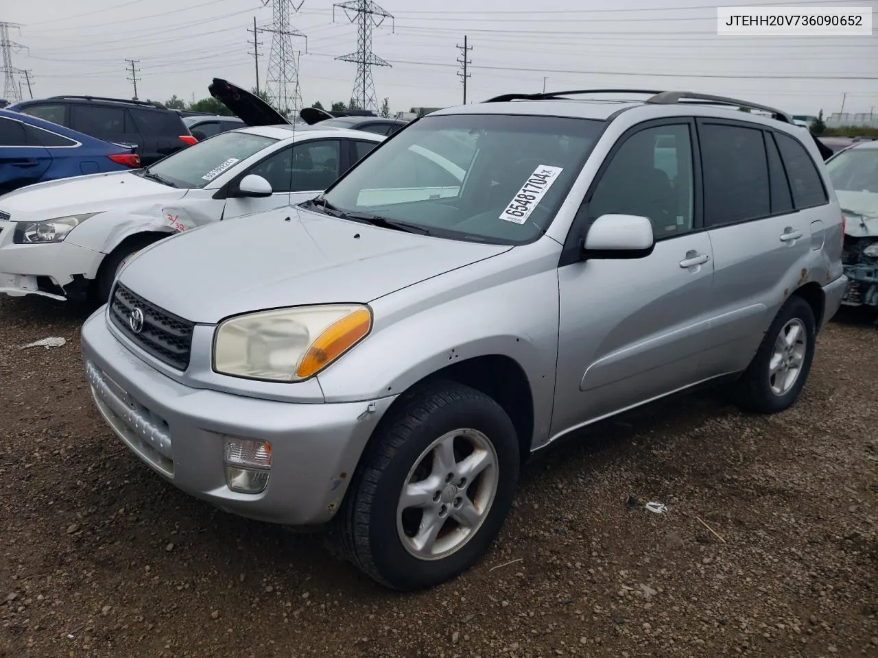 2003 Toyota Rav4 VIN: JTEHH20V736090652 Lot: 65481704