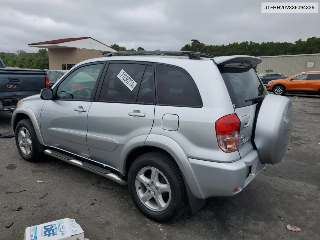 2003 Toyota Rav4 VIN: JTEHH20V336094326 Lot: 71236774