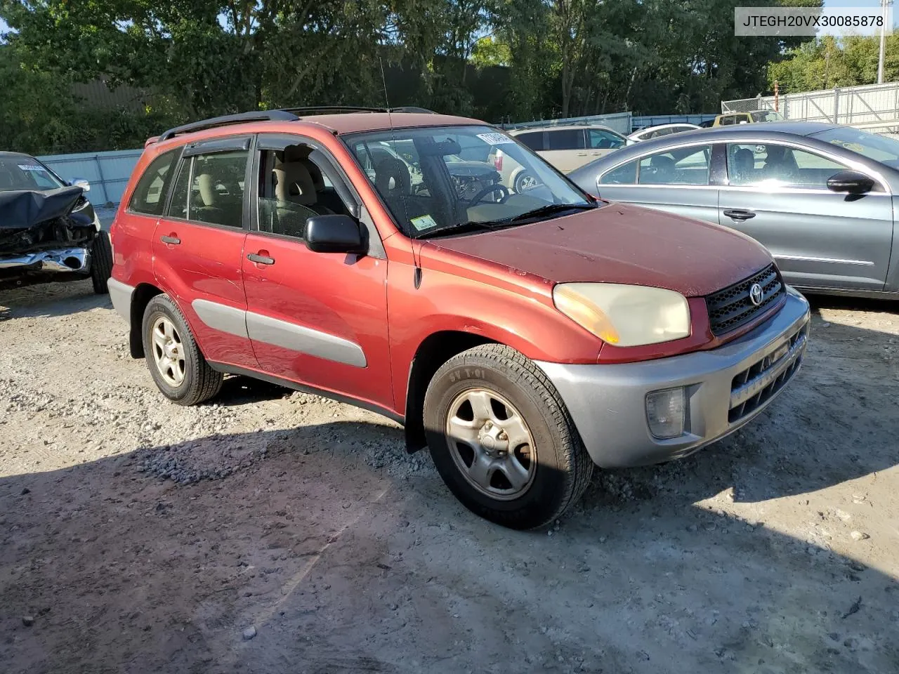 2003 Toyota Rav4 VIN: JTEGH20VX30085878 Lot: 71384984