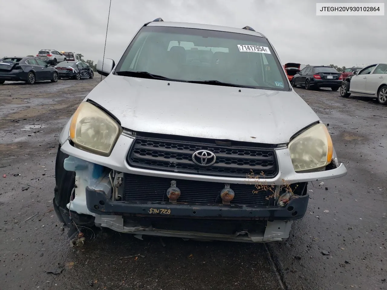 2003 Toyota Rav4 VIN: JTEGH20V930102864 Lot: 71417954