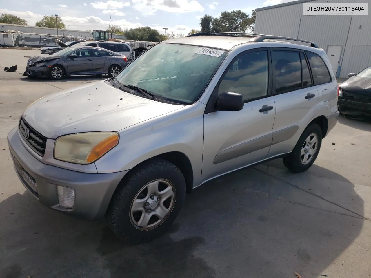 2003 Toyota Rav4 VIN: JTEGH20V730115404 Lot: 71616544