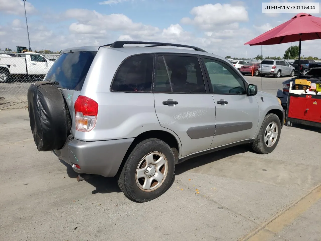 2003 Toyota Rav4 VIN: JTEGH20V730115404 Lot: 71616544