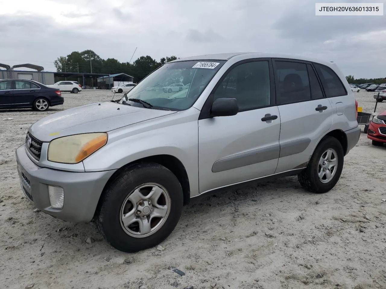 2003 Toyota Rav4 VIN: JTEGH20V636013315 Lot: 71955784