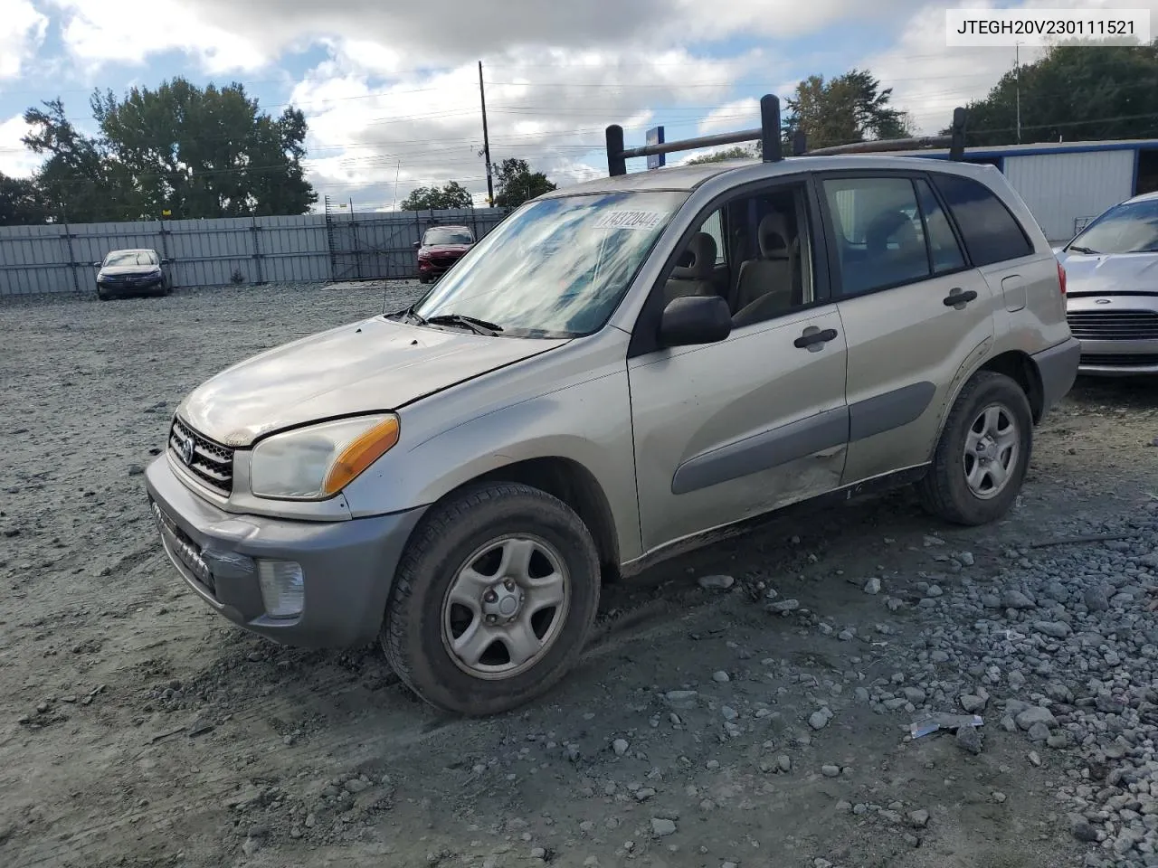 2003 Toyota Rav4 VIN: JTEGH20V230111521 Lot: 74372044