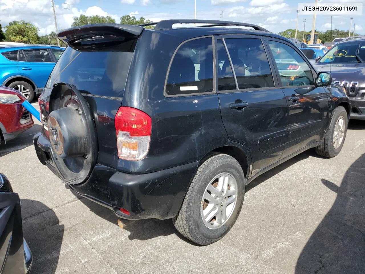 2003 Toyota Rav4 VIN: JTEGH20V236011691 Lot: 74712724