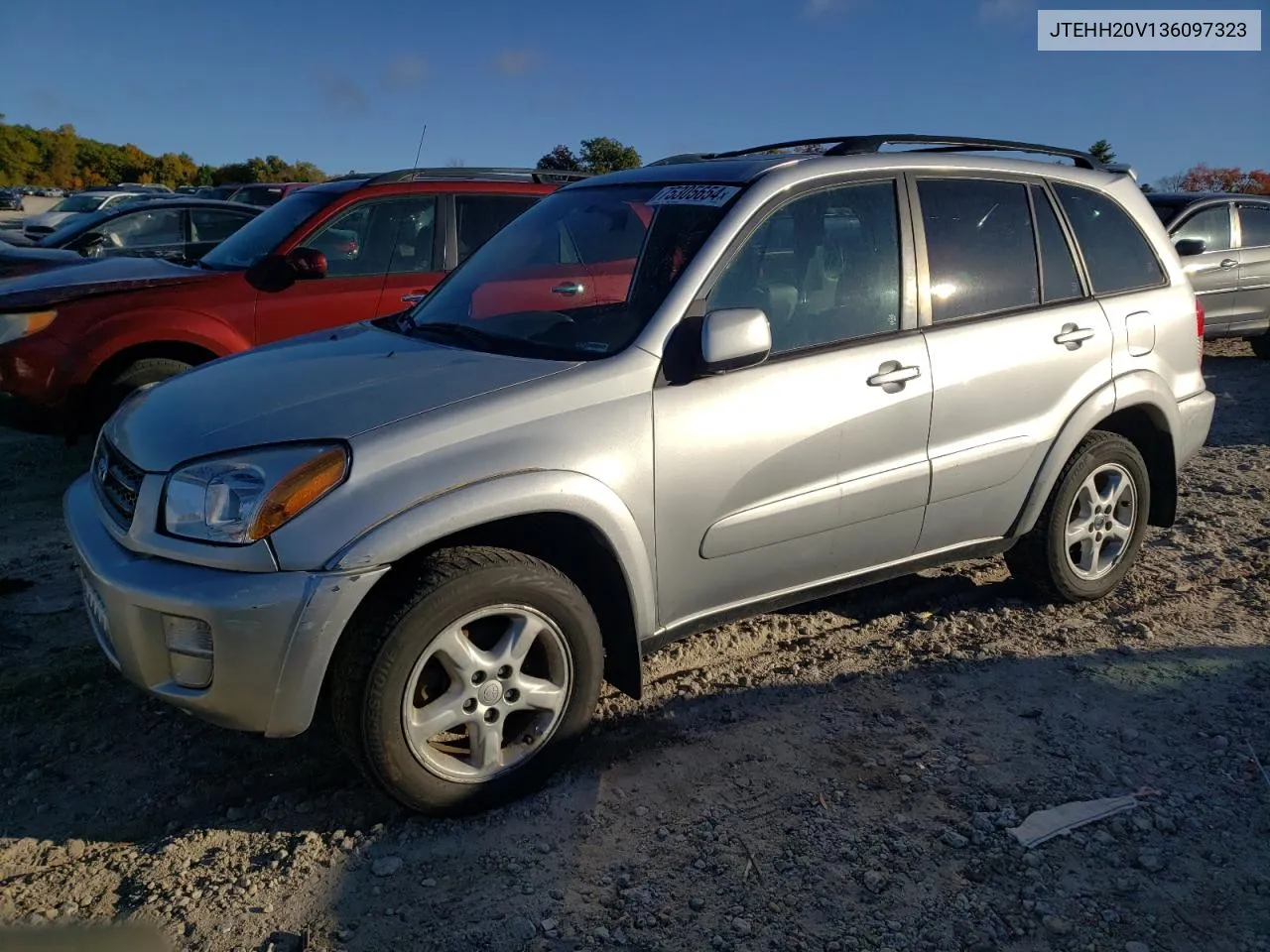 2003 Toyota Rav4 VIN: JTEHH20V136097323 Lot: 75305654