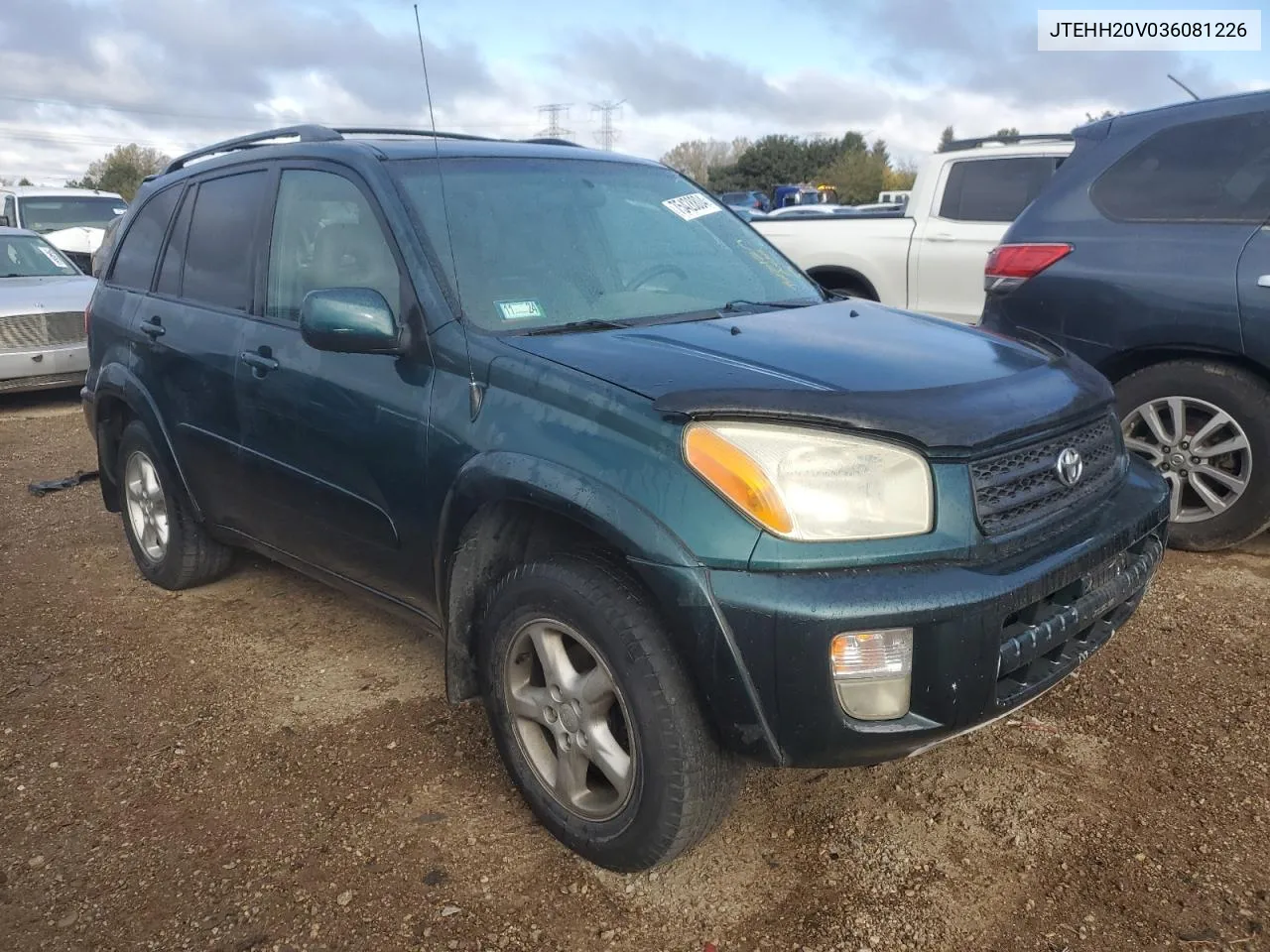 2003 Toyota Rav4 VIN: JTEHH20V036081226 Lot: 75428804