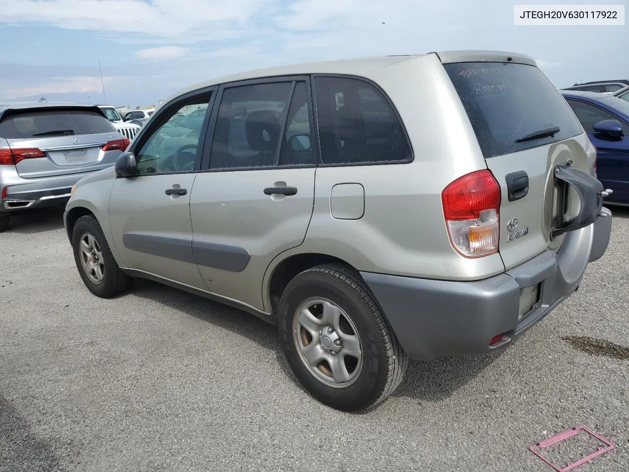 2003 Toyota Rav4 VIN: JTEGH20V630117922 Lot: 76205404