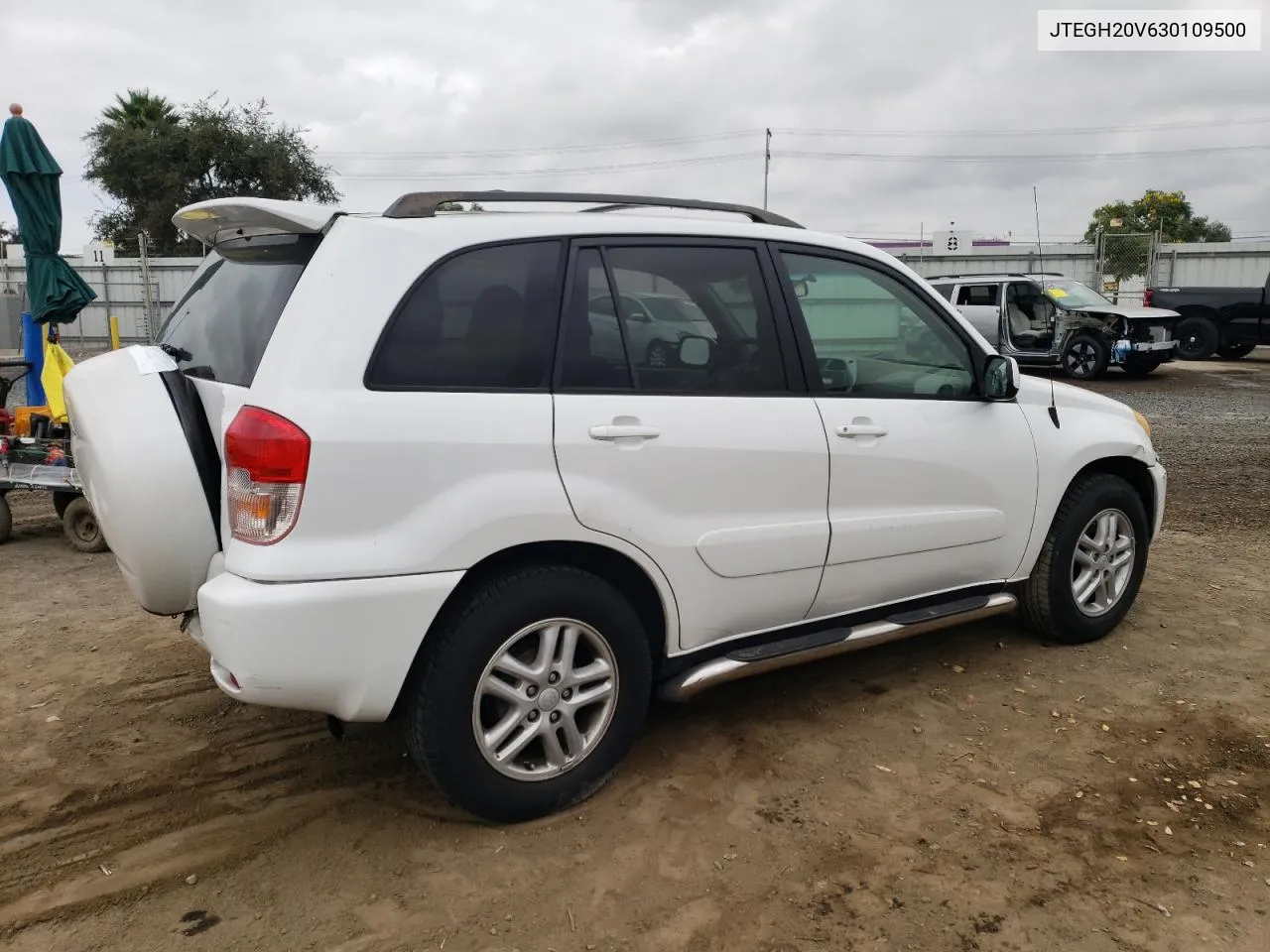 2003 Toyota Rav4 VIN: JTEGH20V630109500 Lot: 76608594