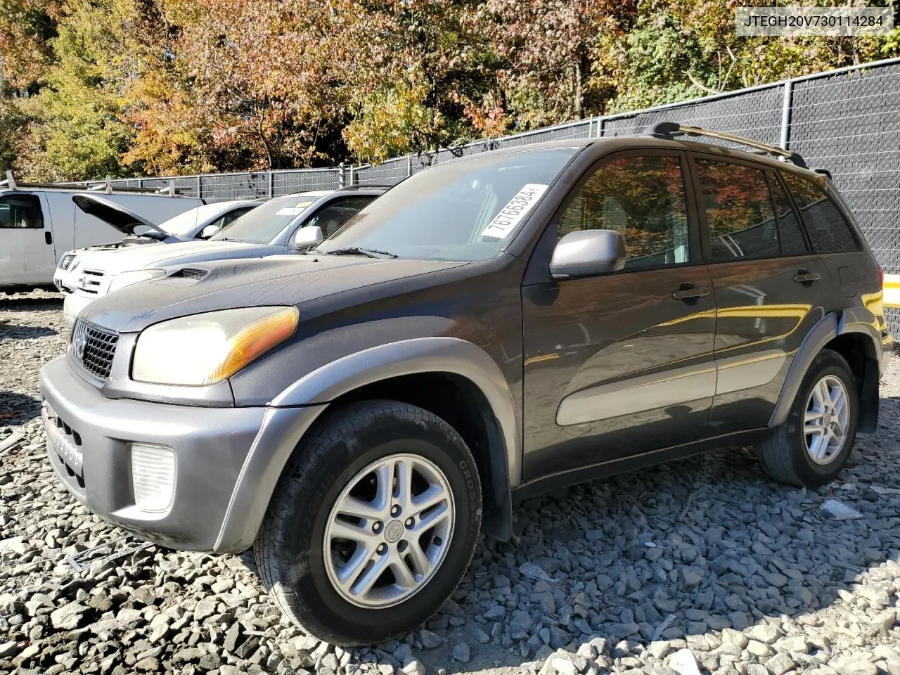 2003 Toyota Rav4 VIN: JTEGH20V730114284 Lot: 76766384