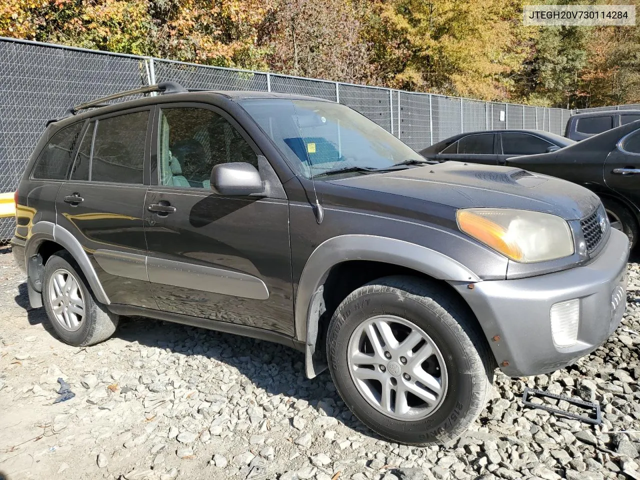 2003 Toyota Rav4 VIN: JTEGH20V730114284 Lot: 76766384