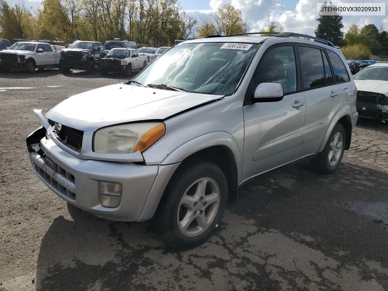 2003 Toyota Rav4 VIN: JTEHH20VX30209331 Lot: 78067324