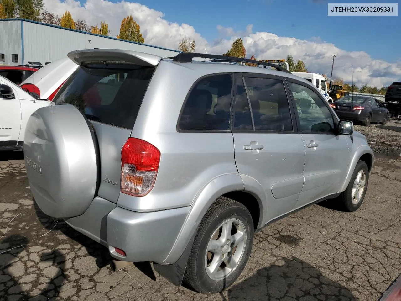 2003 Toyota Rav4 VIN: JTEHH20VX30209331 Lot: 78067324