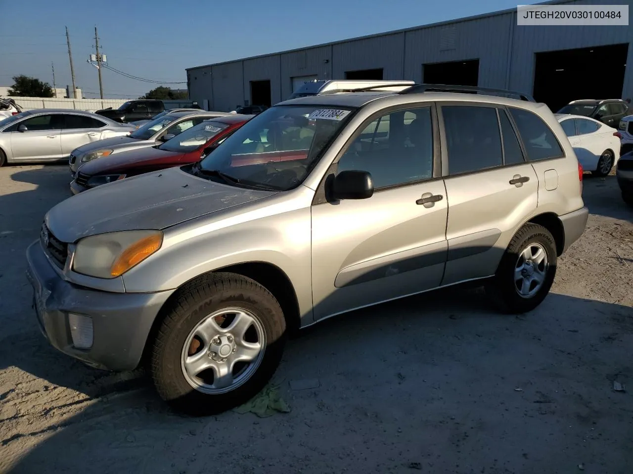 2003 Toyota Rav4 VIN: JTEGH20V030100484 Lot: 78127884