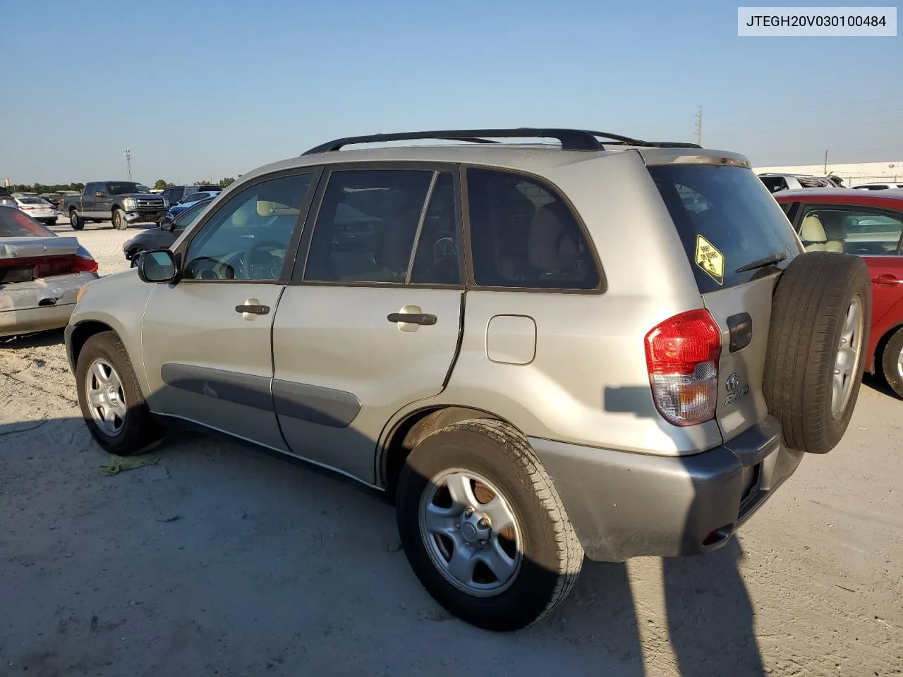 2003 Toyota Rav4 VIN: JTEGH20V030100484 Lot: 78127884