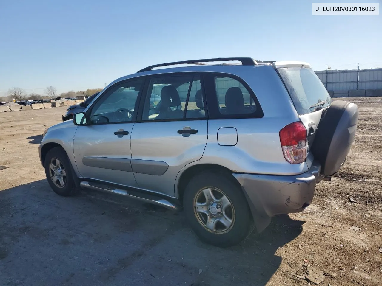 2003 Toyota Rav4 VIN: JTEGH20V030116023 Lot: 79136084