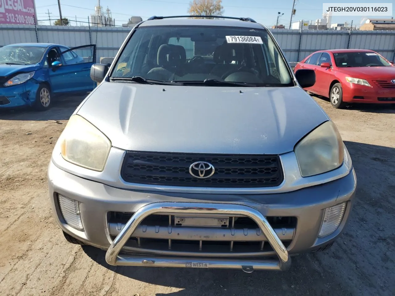 2003 Toyota Rav4 VIN: JTEGH20V030116023 Lot: 79136084