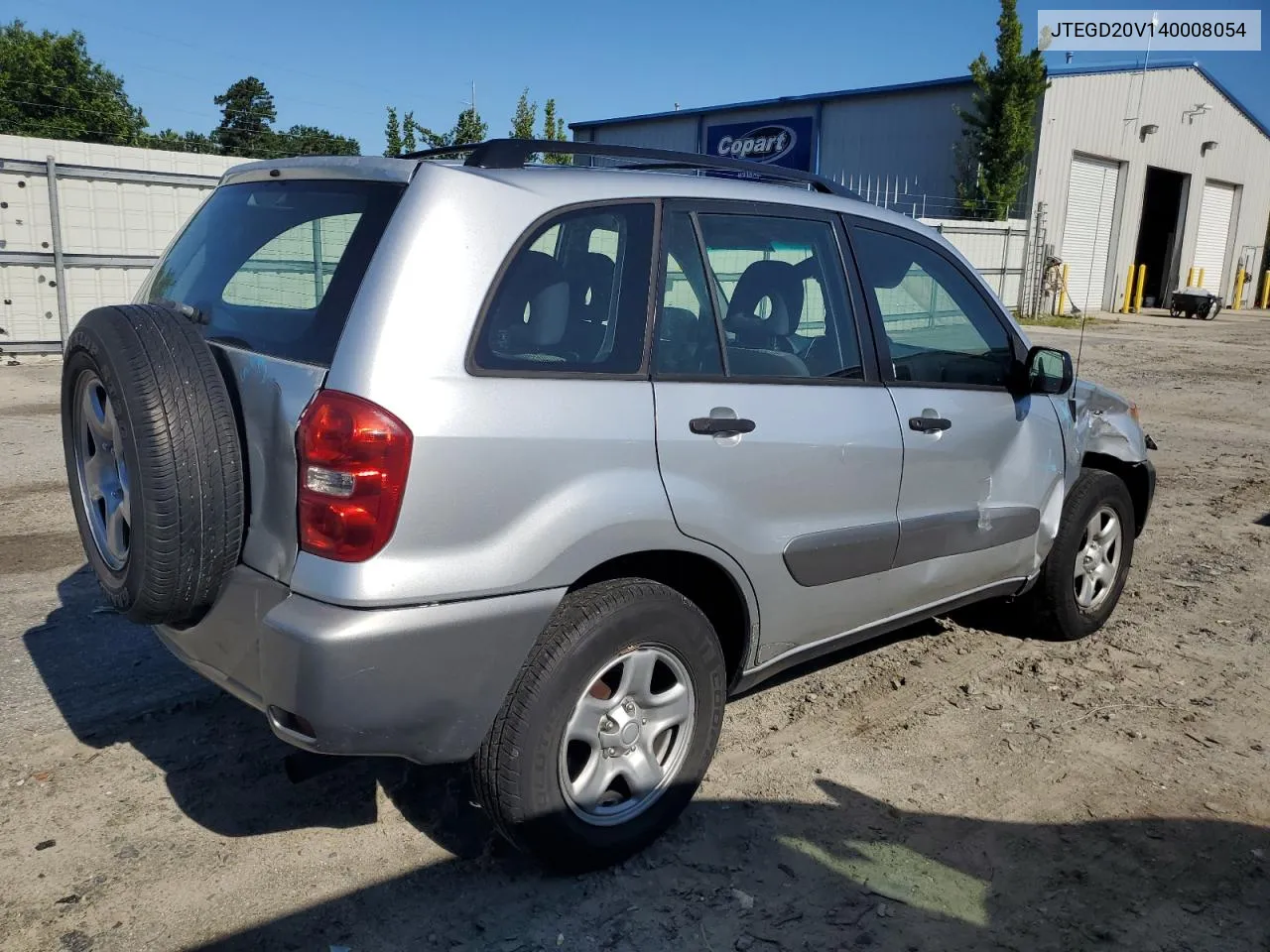 2004 Toyota Rav4 VIN: JTEGD20V140008054 Lot: 57656944