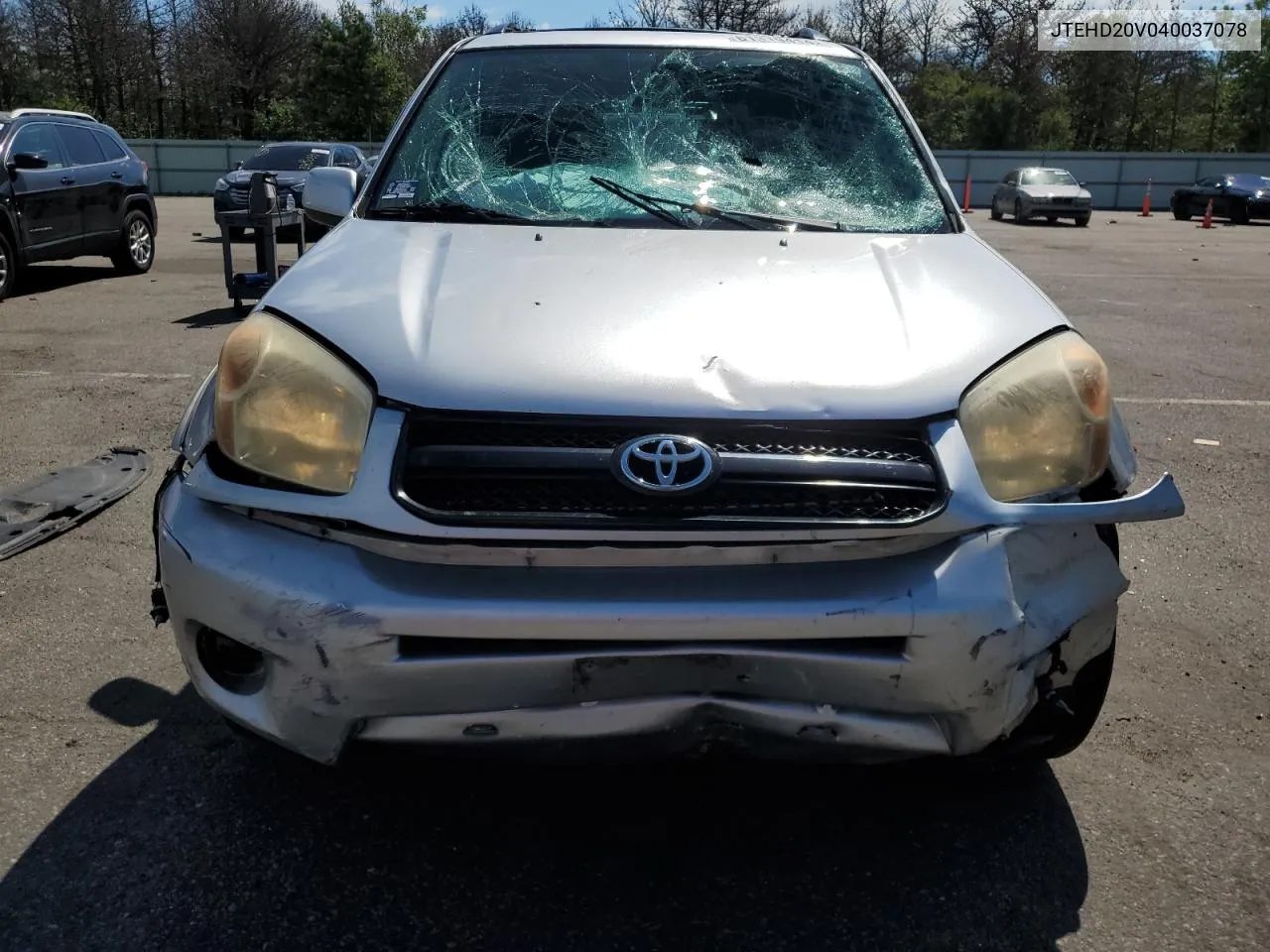 2004 Toyota Rav4 VIN: JTEHD20V040037078 Lot: 61319414