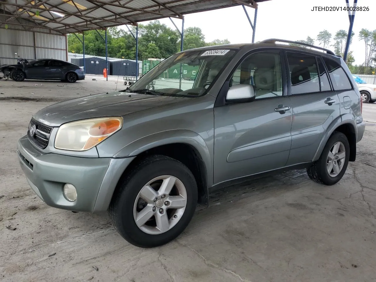 2004 Toyota Rav4 VIN: JTEHD20V140028826 Lot: 63639414