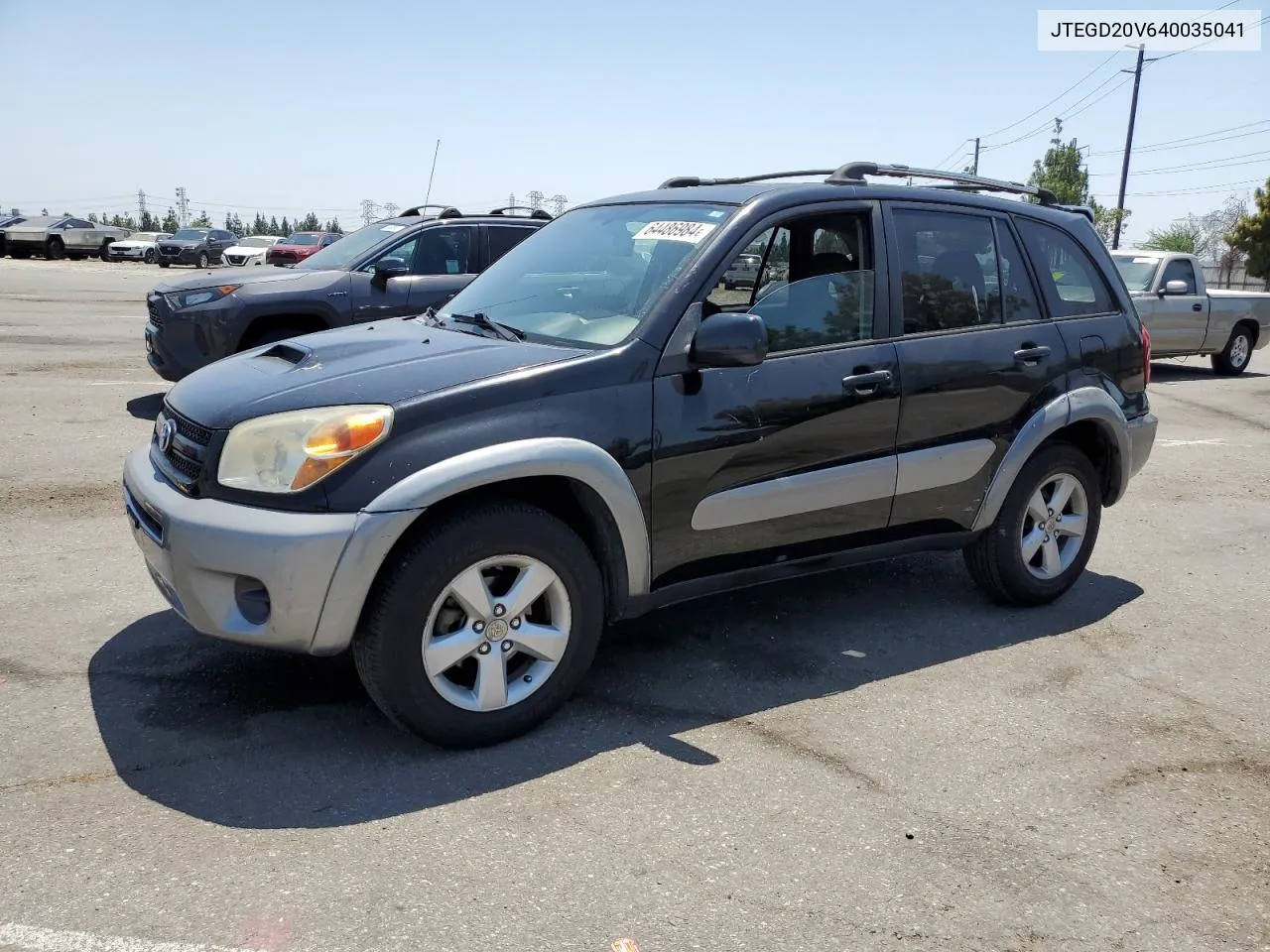 2004 Toyota Rav4 VIN: JTEGD20V640035041 Lot: 64486984