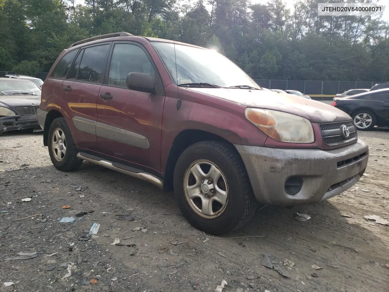 JTEHD20V640008071 2004 Toyota Rav4