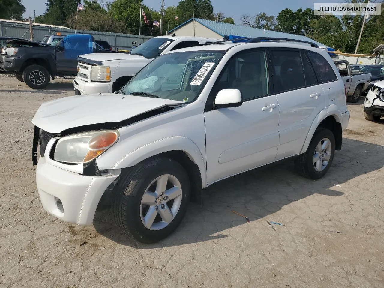 2004 Toyota Rav4 VIN: JTEHD20V640011651 Lot: 68392054