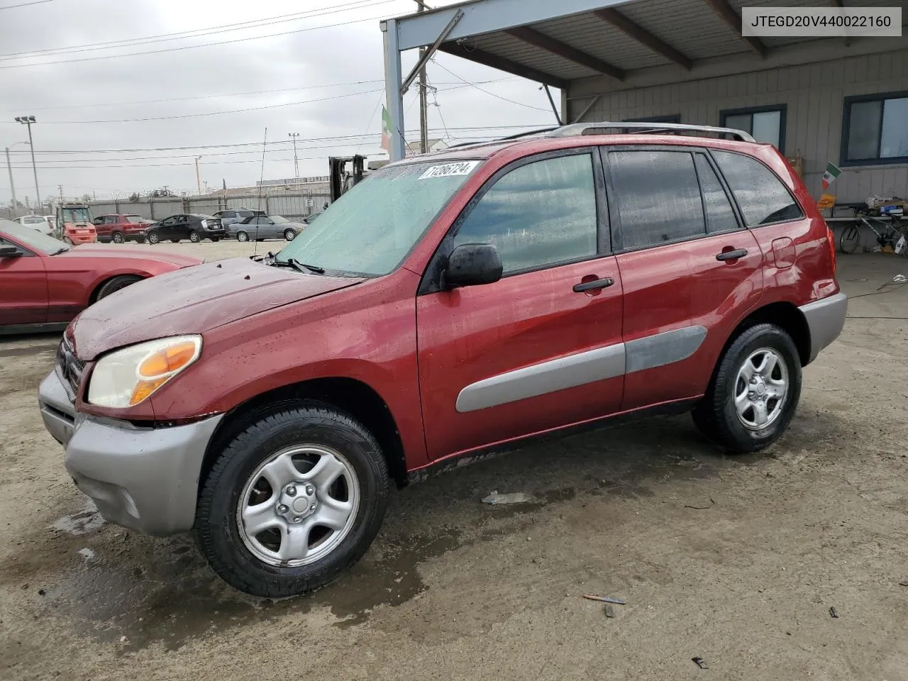 2004 Toyota Rav4 VIN: JTEGD20V440022160 Lot: 71286724