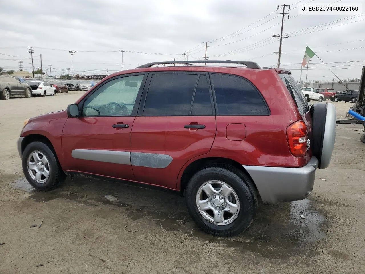 2004 Toyota Rav4 VIN: JTEGD20V440022160 Lot: 71286724