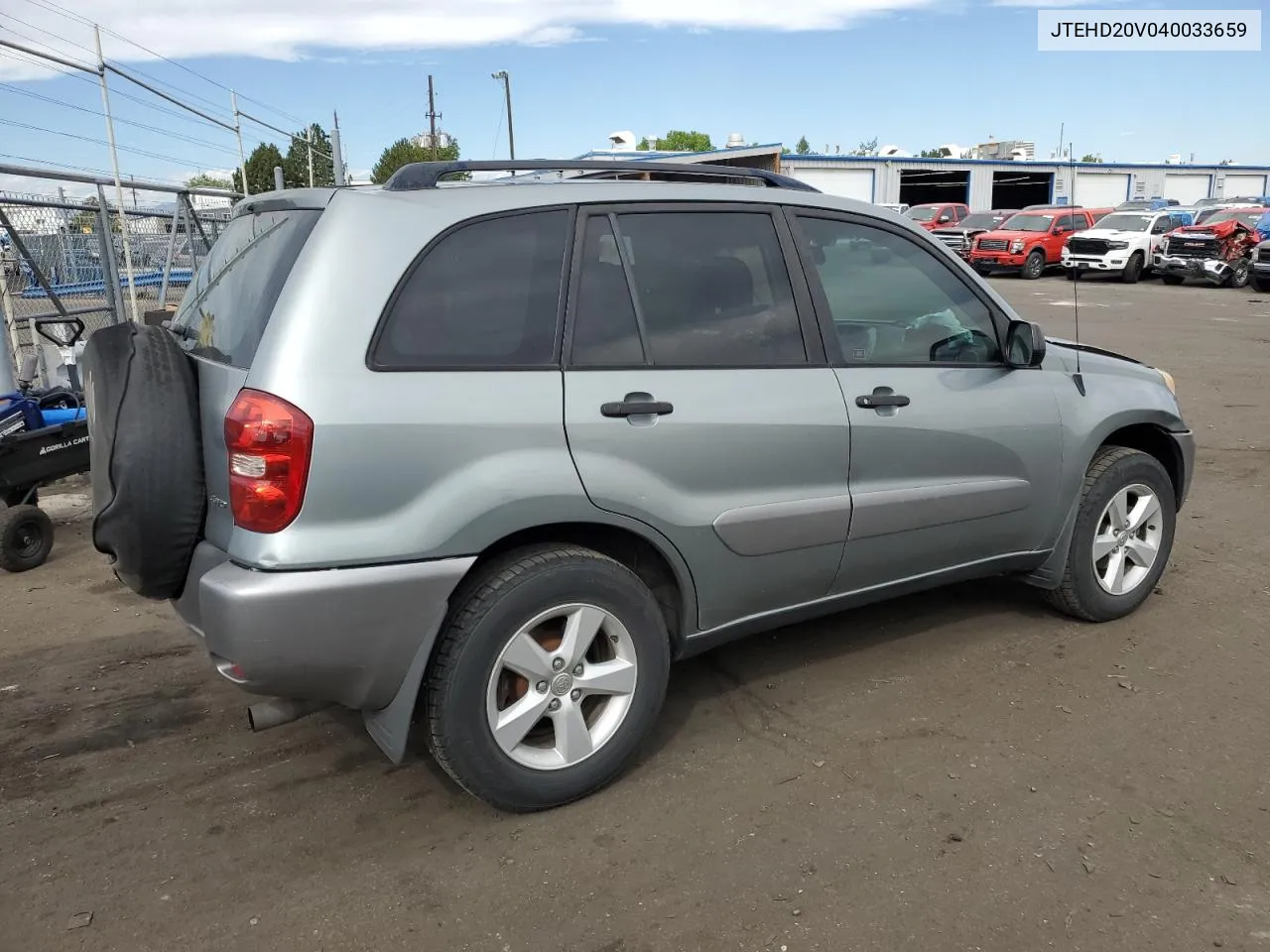 2004 Toyota Rav4 VIN: JTEHD20V040033659 Lot: 72634814