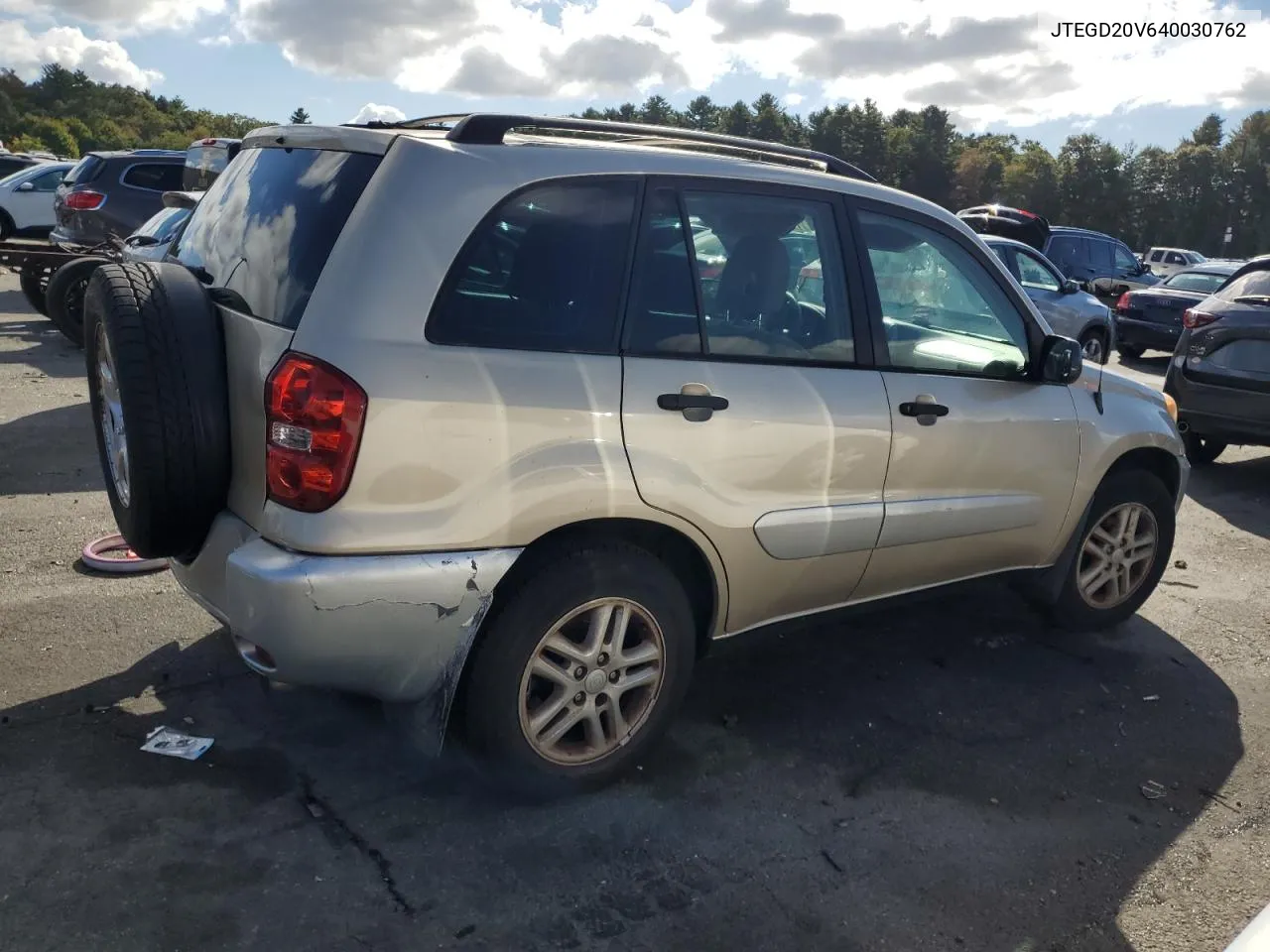 2004 Toyota Rav4 VIN: JTEGD20V640030762 Lot: 73334094