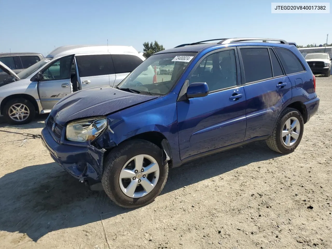 2004 Toyota Rav4 VIN: JTEGD20V840017382 Lot: 73400824