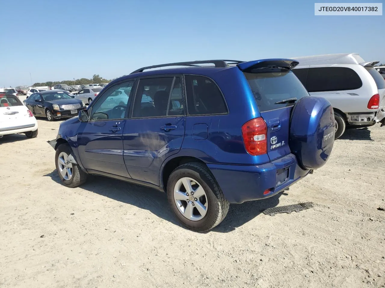 2004 Toyota Rav4 VIN: JTEGD20V840017382 Lot: 73400824