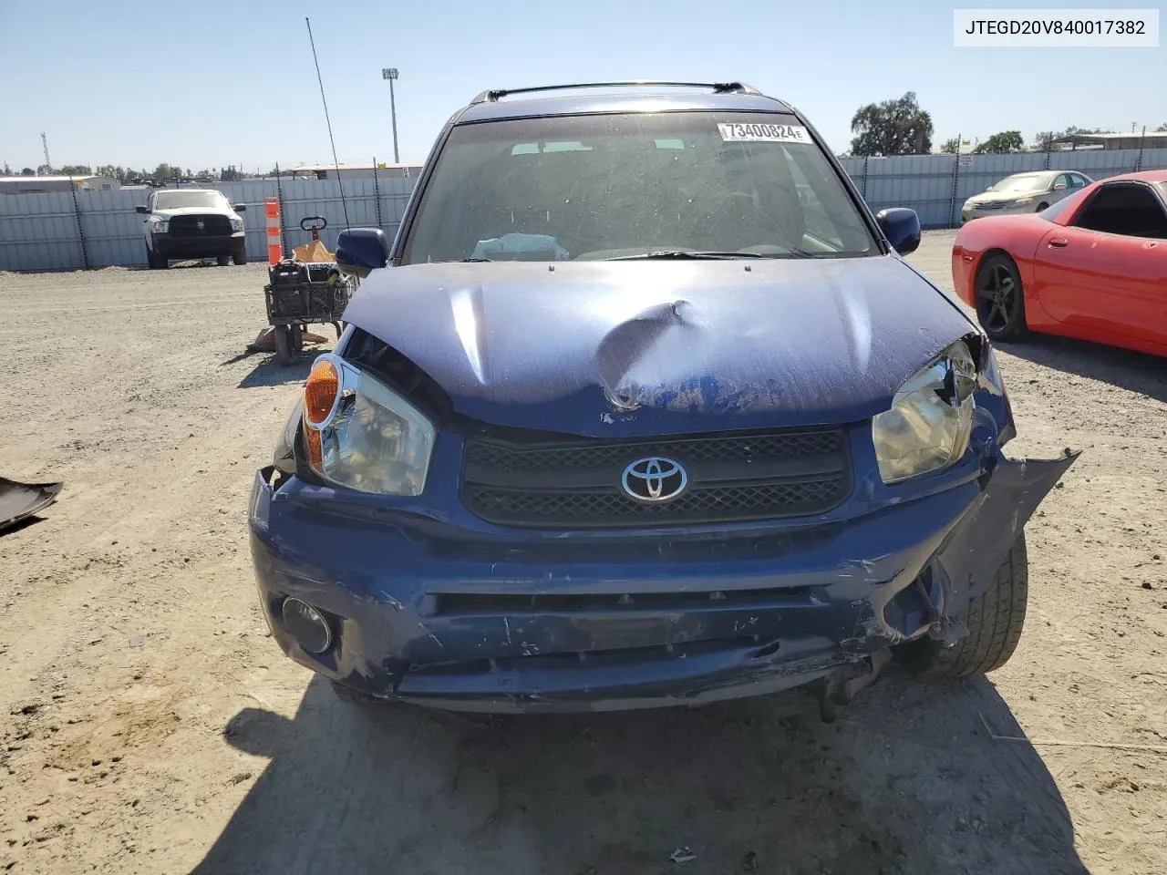 2004 Toyota Rav4 VIN: JTEGD20V840017382 Lot: 73400824