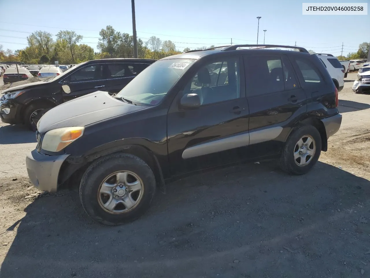 2004 Toyota Rav4 VIN: JTEHD20V046005258 Lot: 75410304