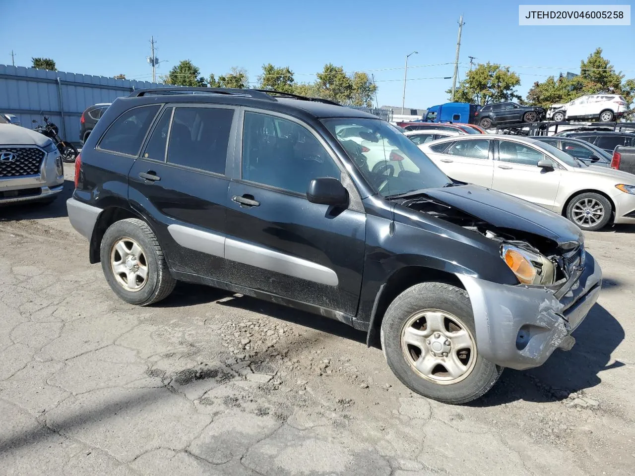 2004 Toyota Rav4 VIN: JTEHD20V046005258 Lot: 75410304