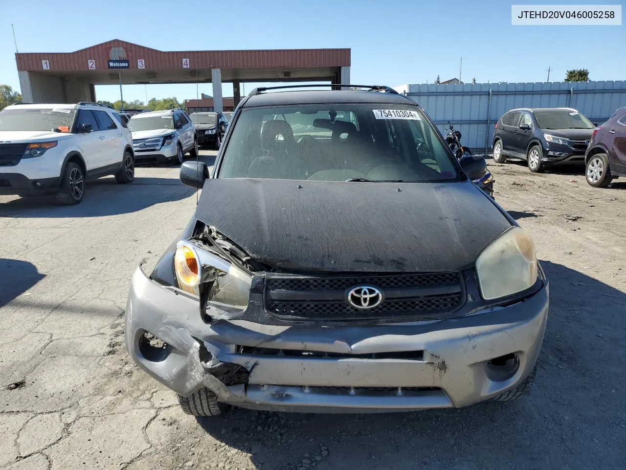 2004 Toyota Rav4 VIN: JTEHD20V046005258 Lot: 75410304