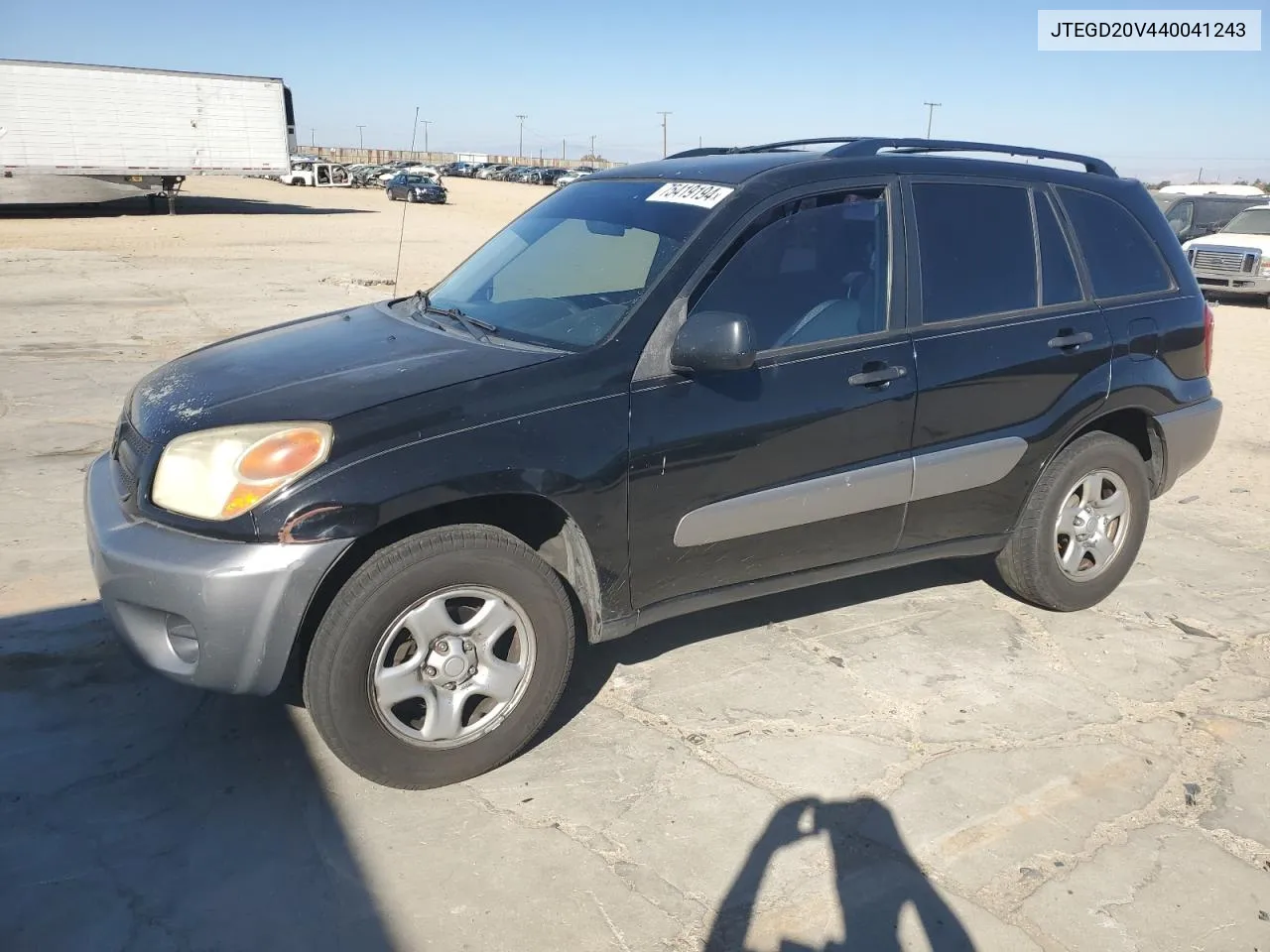 JTEGD20V440041243 2004 Toyota Rav4