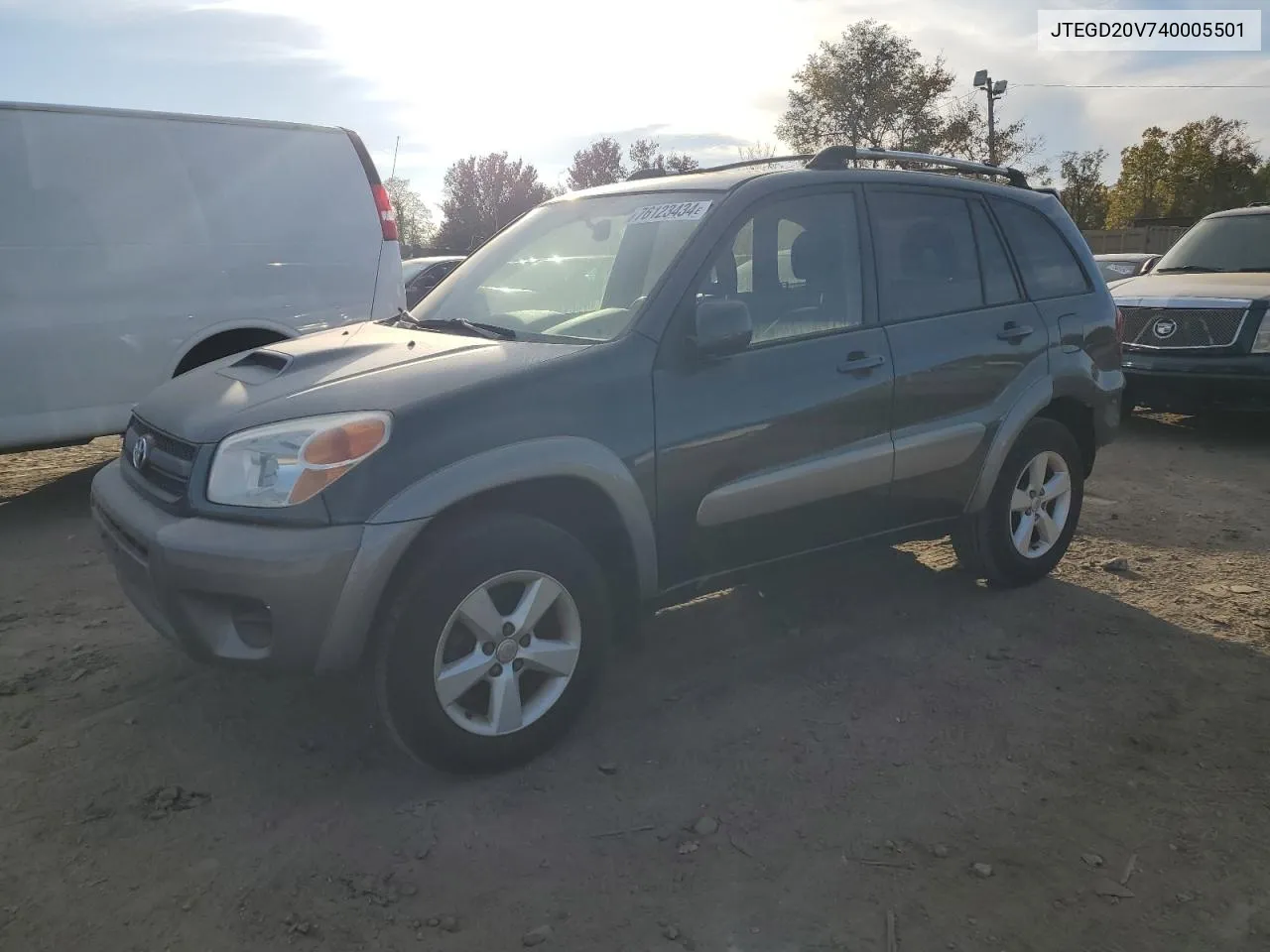 2004 Toyota Rav4 VIN: JTEGD20V740005501 Lot: 76123434