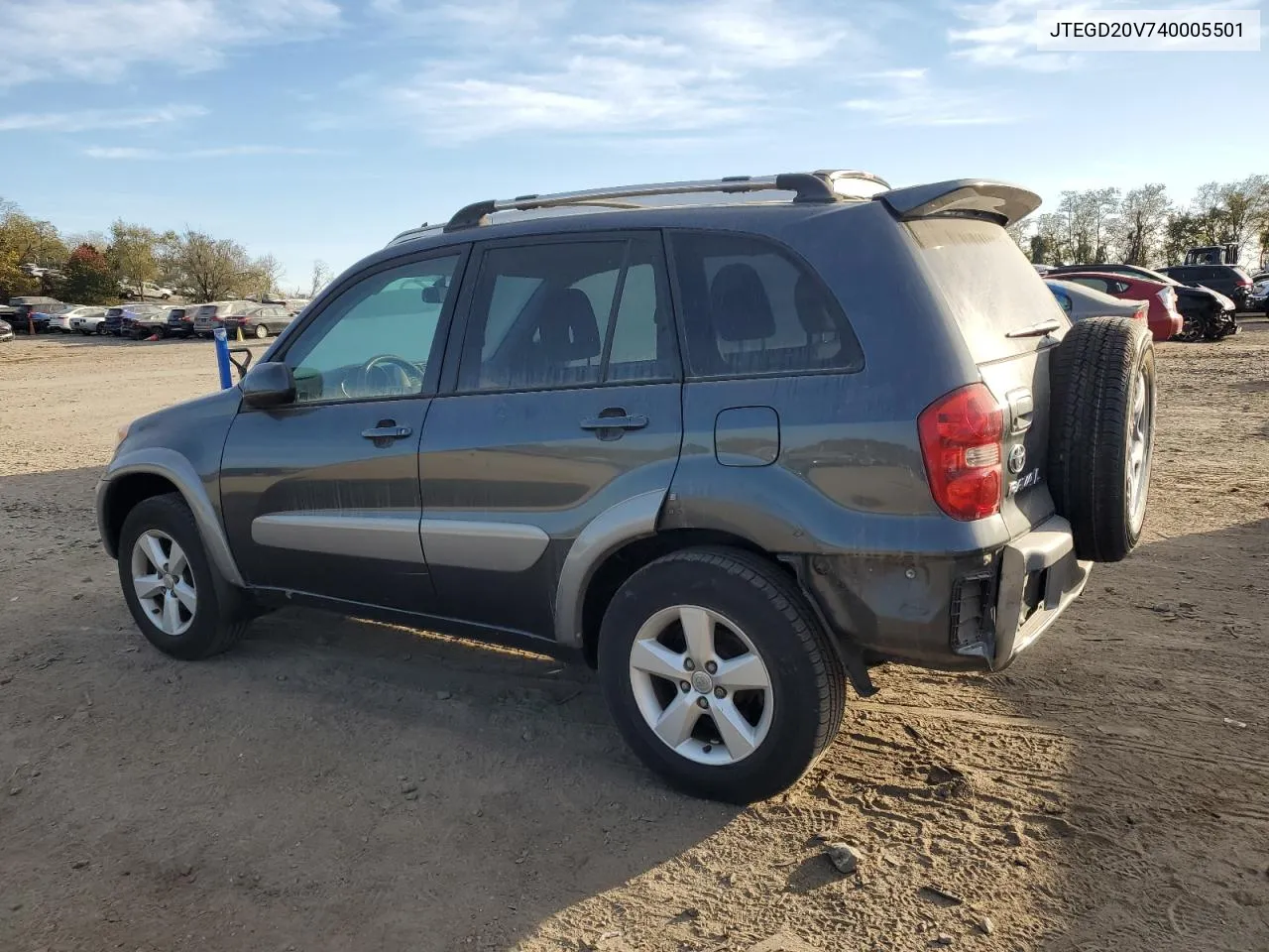 2004 Toyota Rav4 VIN: JTEGD20V740005501 Lot: 76123434