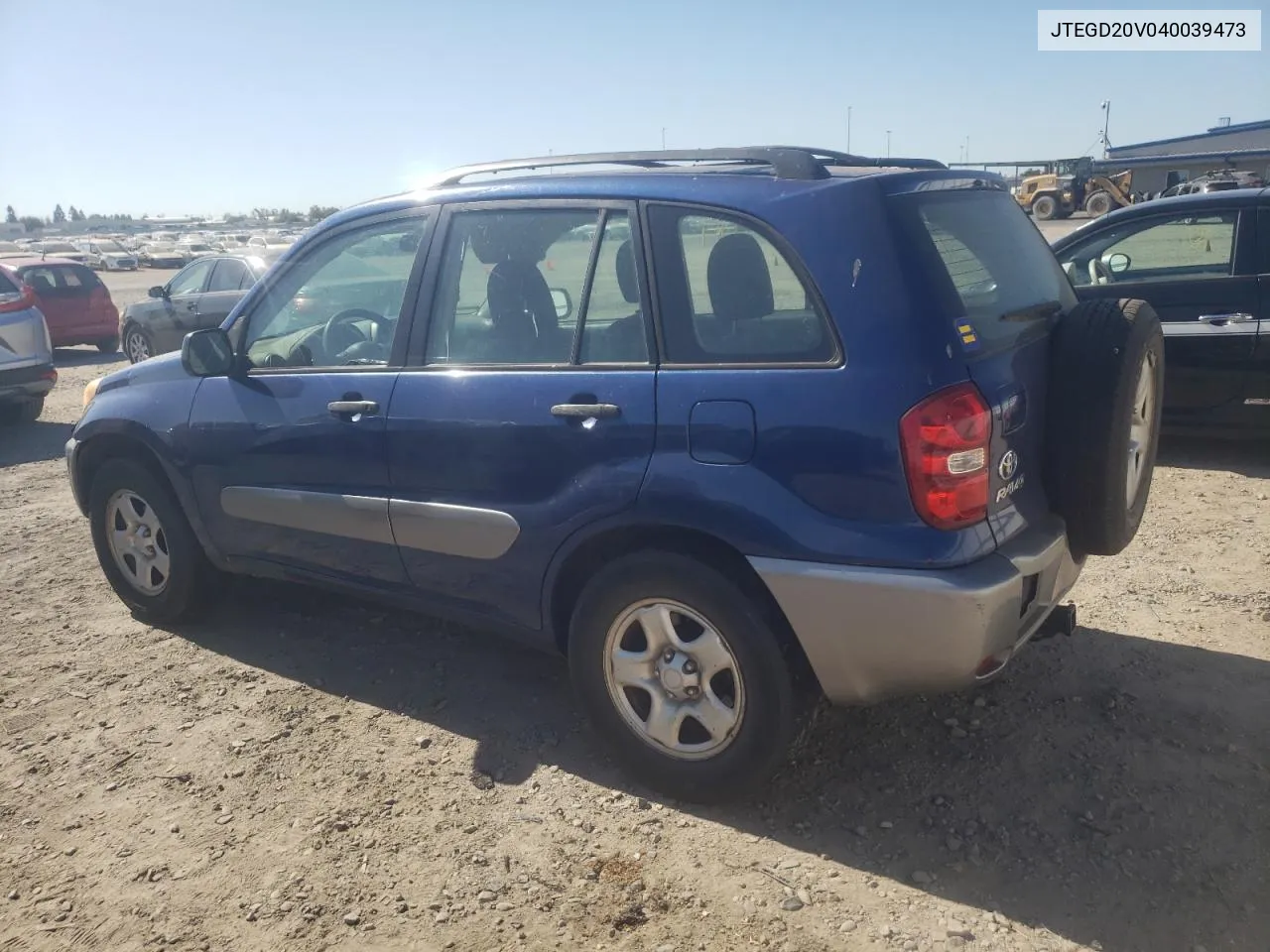 2004 Toyota Rav4 VIN: JTEGD20V040039473 Lot: 76131084