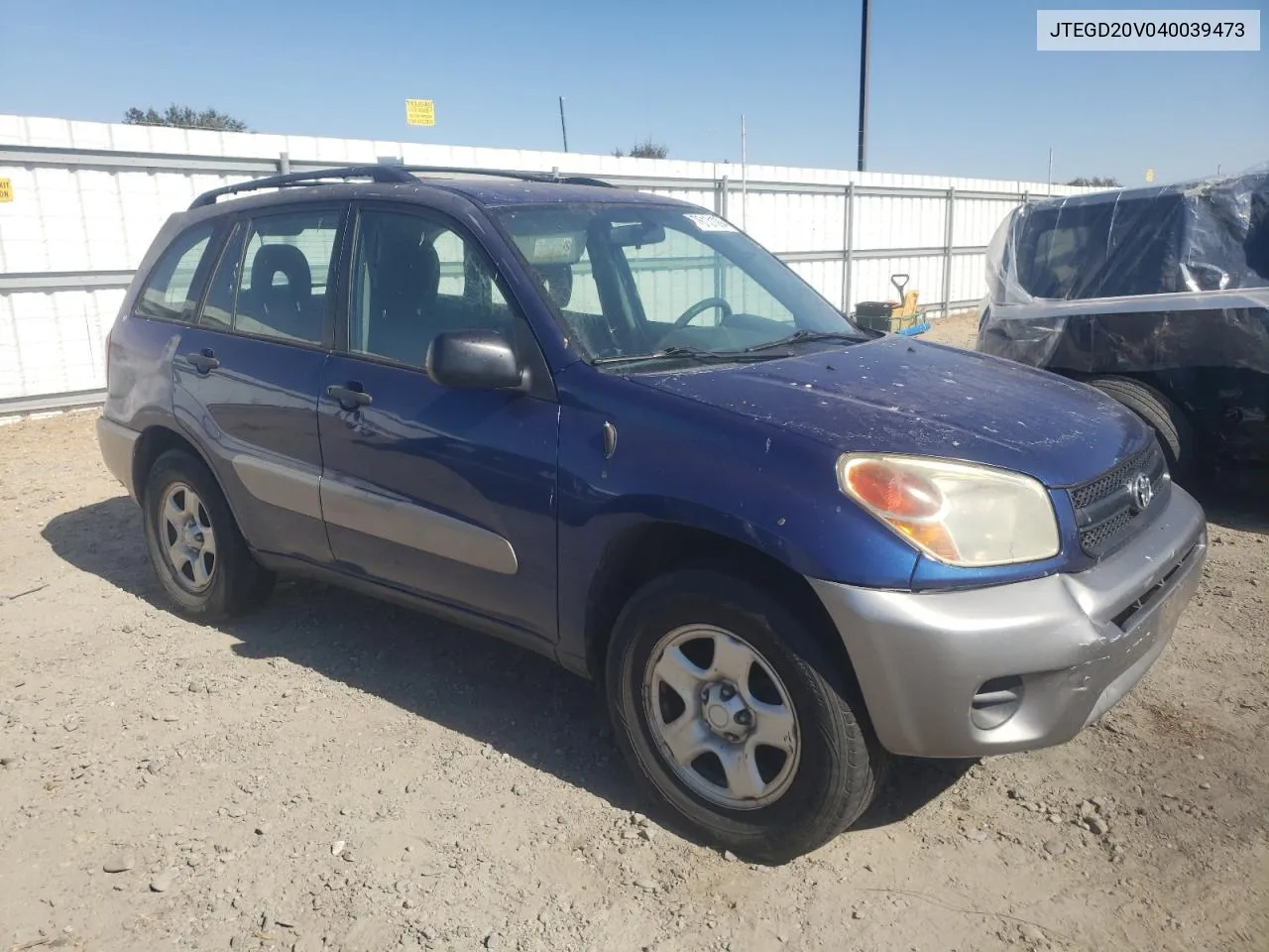 2004 Toyota Rav4 VIN: JTEGD20V040039473 Lot: 76131084