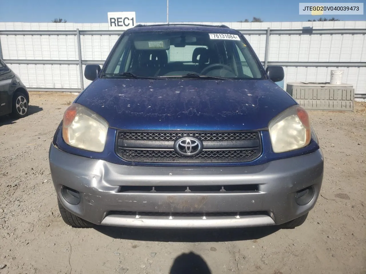 2004 Toyota Rav4 VIN: JTEGD20V040039473 Lot: 76131084