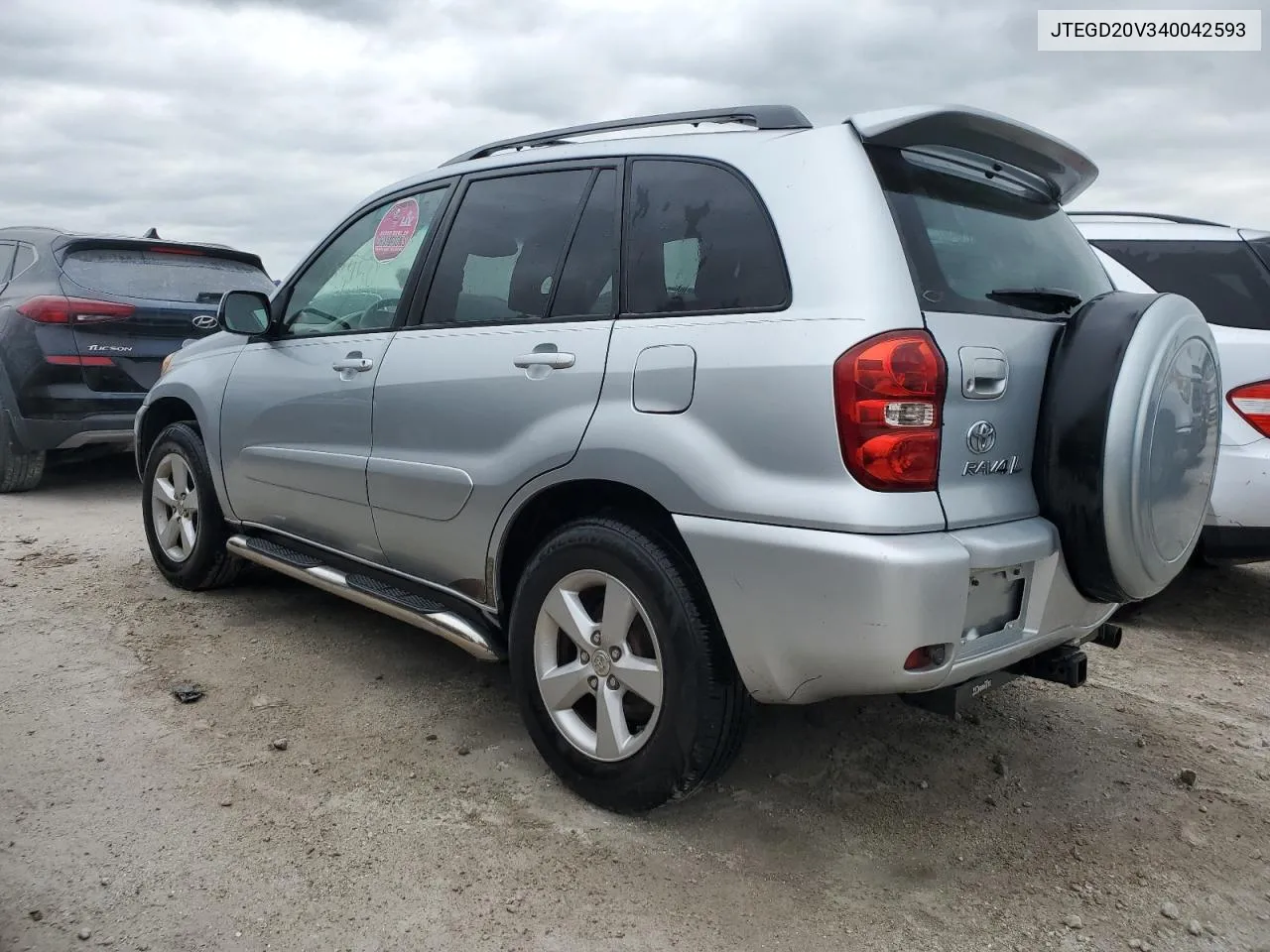 2004 Toyota Rav4 VIN: JTEGD20V340042593 Lot: 76420654