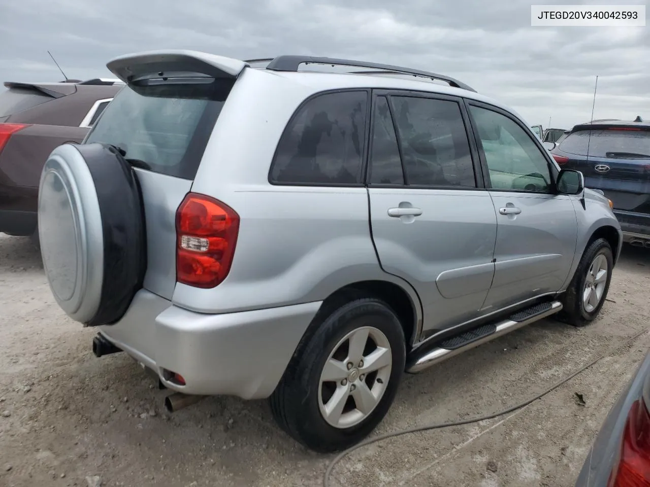 2004 Toyota Rav4 VIN: JTEGD20V340042593 Lot: 76420654