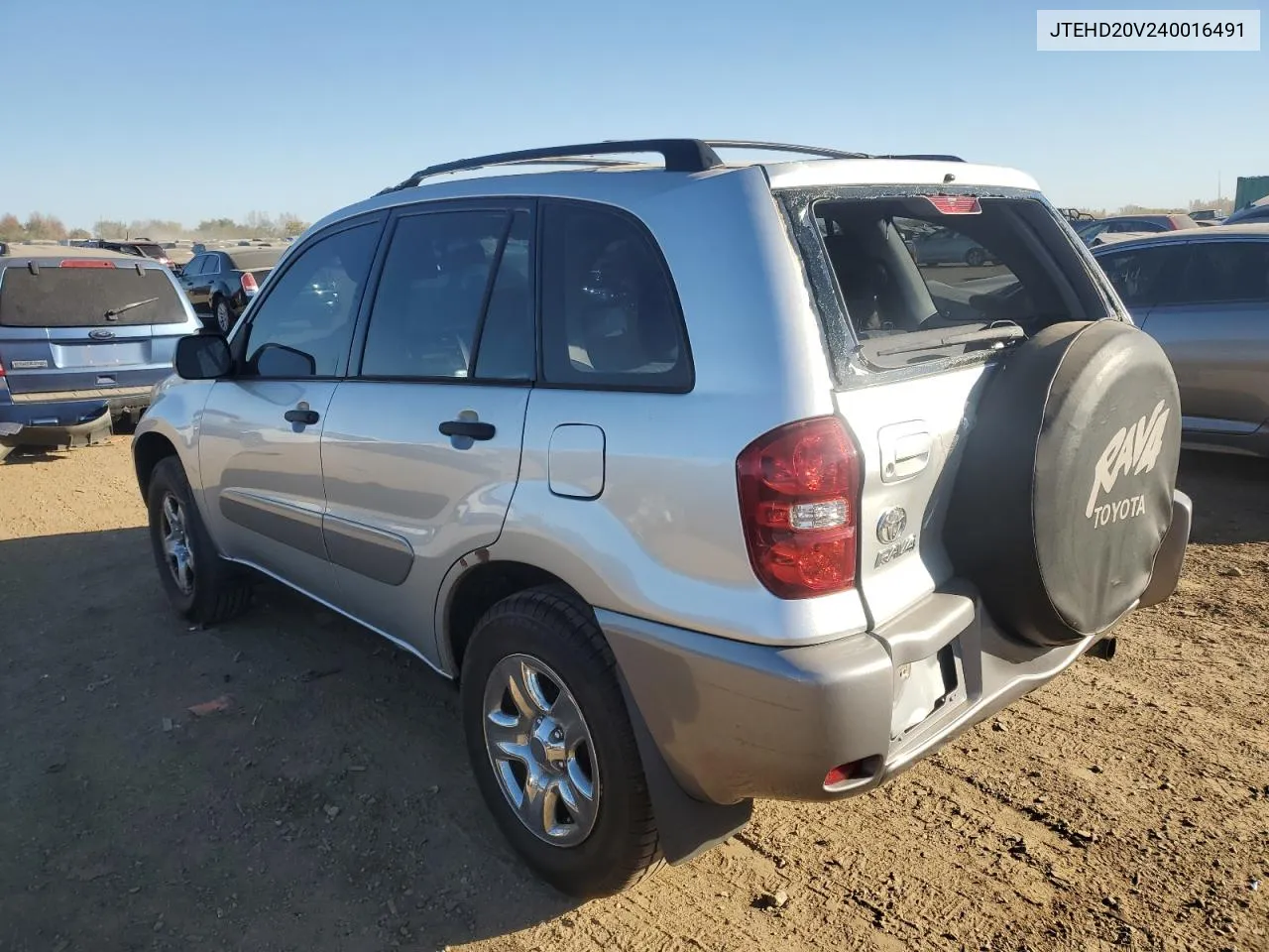 2004 Toyota Rav4 VIN: JTEHD20V240016491 Lot: 76708004