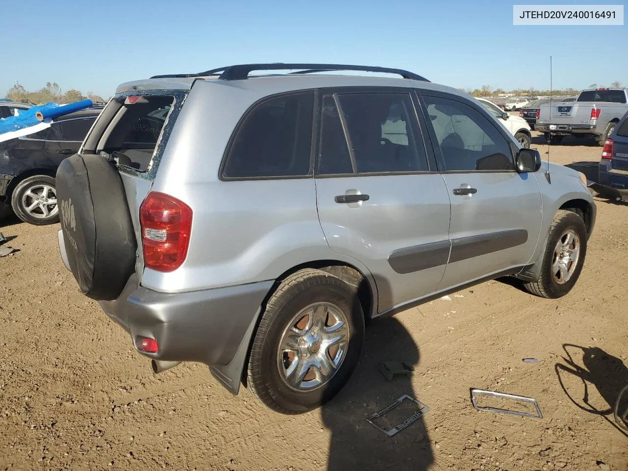 2004 Toyota Rav4 VIN: JTEHD20V240016491 Lot: 76708004